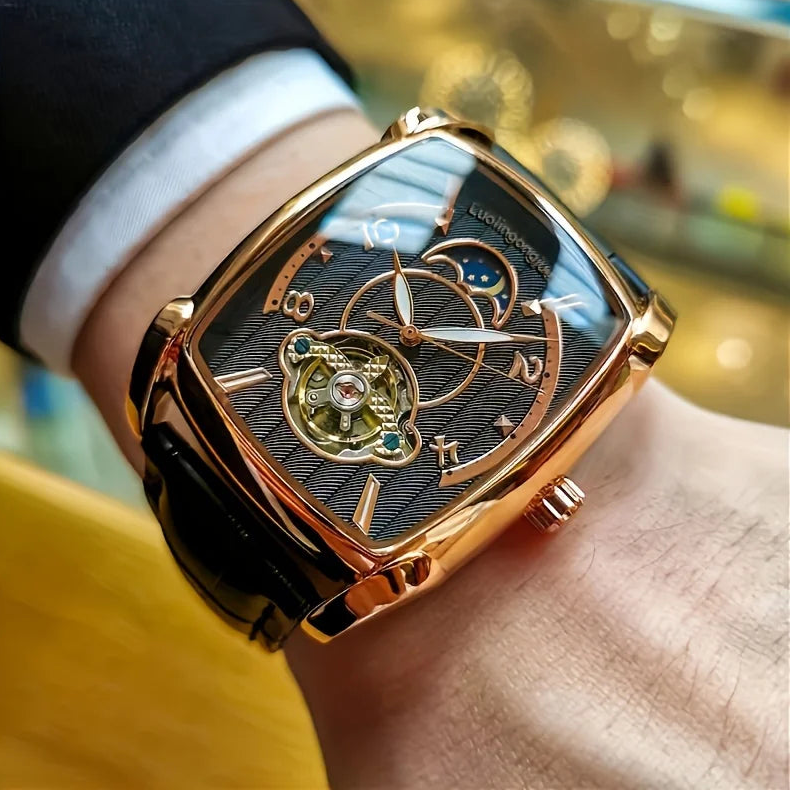 Tourbillon Majesty Mechanical Watch With Open Heart