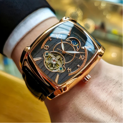 Tourbillon Majesty Mechanical Watch With Open Heart