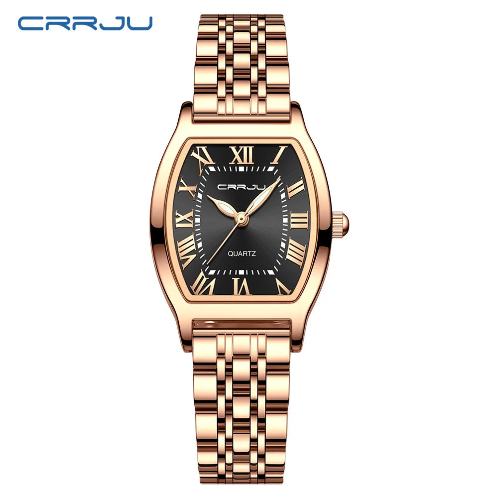 Tonneau Dial Timepiece With Roman Numeral Grace Watch