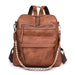 Womens Waterproof Anti Theft Laptop Backpack for Travel - Brown