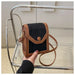 Crossbody Phone Bag With Quilted Panel Compact - Black