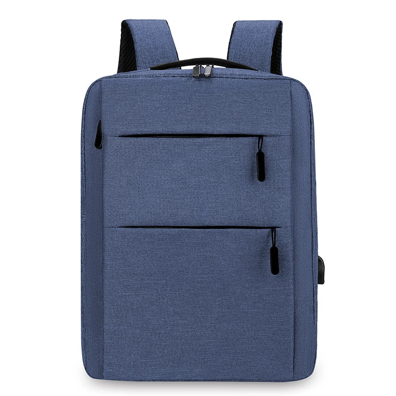 Multi Layer Zip Laptop Backpack for Travel and Work