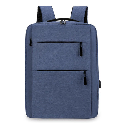 Multi Layer Zip Laptop Backpack for Travel and Work