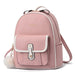 Casual Travel Mini Backpack Rucksack Everyday Satchel - Pink
