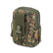 Waist Pack with Geometric Pattern and Box Shape - Jungle Digital