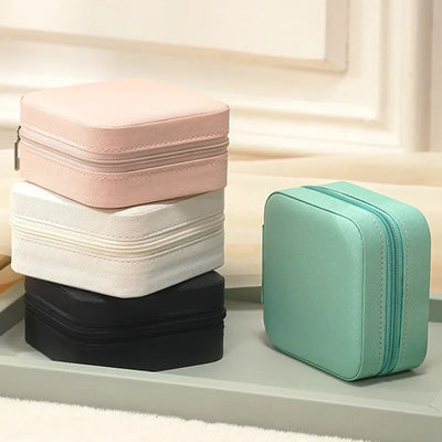 Petite Jewelry Box for Travel and Display Case Deluxe