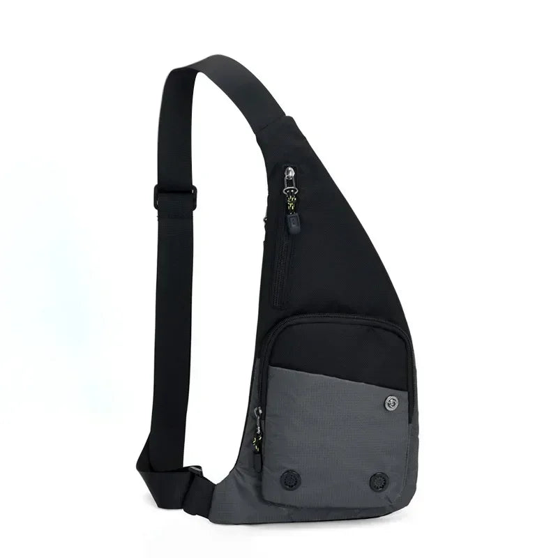 Chest Bag with Multiple Pockets and Adjustable Strap