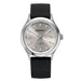 Watch With Week Date Calendar Quartz Dress Timepiece - Silver Black