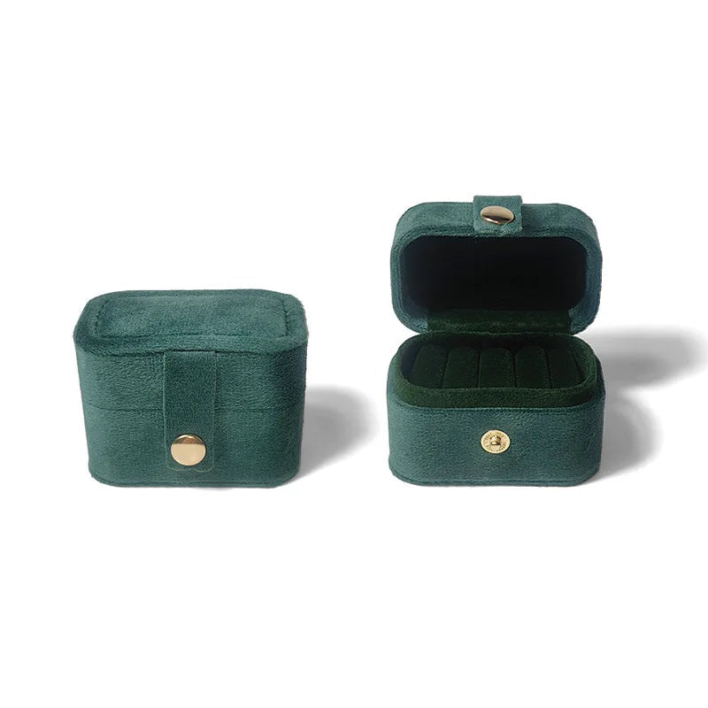 Jewelry Box Compact Ring Storage Case for Studs Mini - WO2MEN