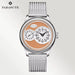 Mechanical Wristwatch Automatic Water Resistant - Orange