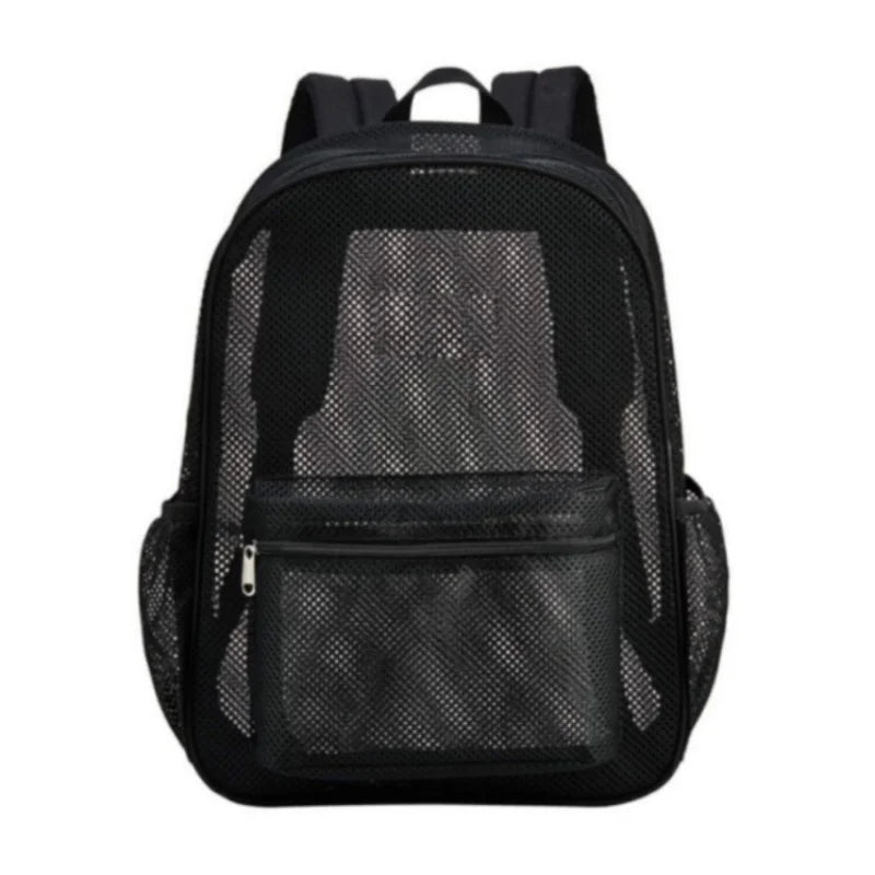 Mesh Breathable Backpack Front Pocket Large Capacity
