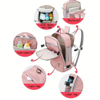 Shoe Storage Multilayer Travel Backpack for Journeys