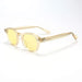 Sunglasses Oval Acetate Polarised UV400 Eyewear - Yellow Yellow