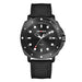 Quartz Wristwatch with Chronograph and Date Window - Black