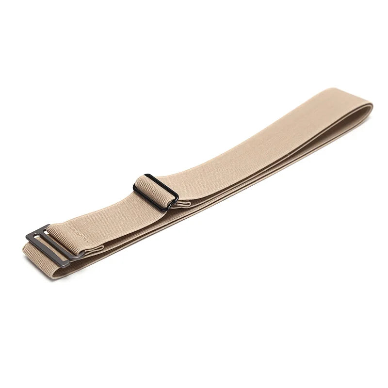 Waistband Women Invisible Belt Buckle Elastic Belt