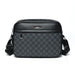 Crossbody Bag for Men Box Shape with Front Zip Pocket - Colour B