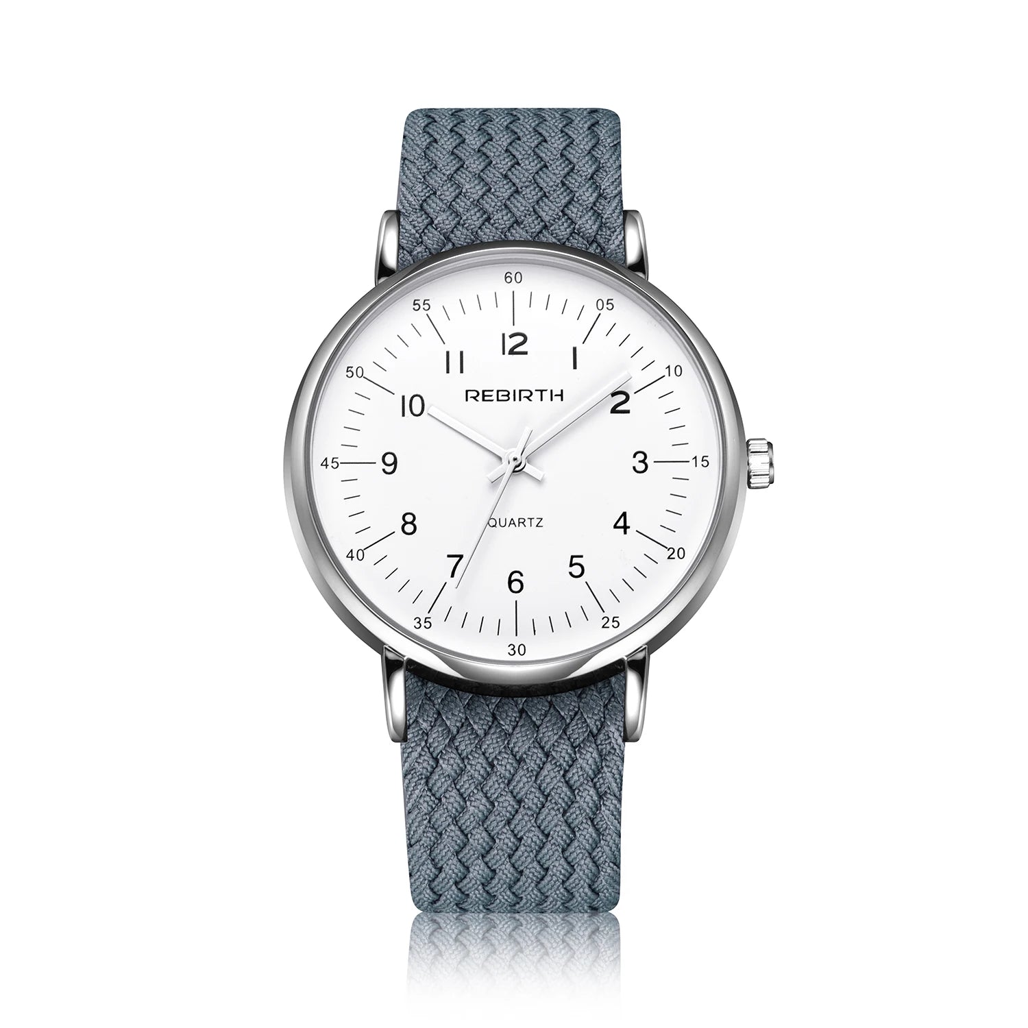 Casual Quartz Wristwatch with Simple Readable Dial - Sky Blue