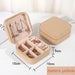 Luxe Petite Jewelry Travel Case for Delicate Treasures - Yellow