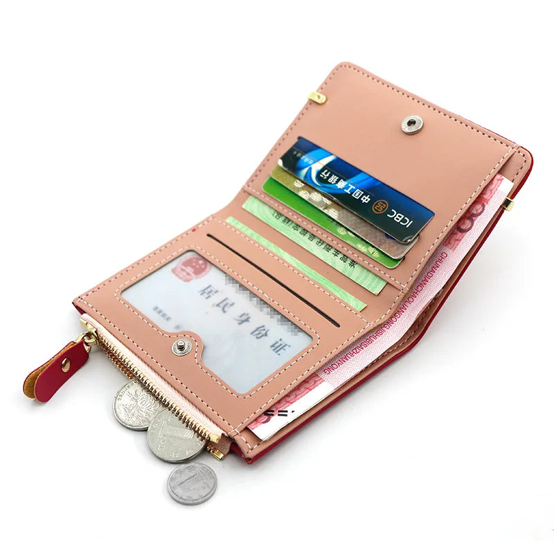 Wallet Zipper Hasp Patchwork Vintage Pattern Design