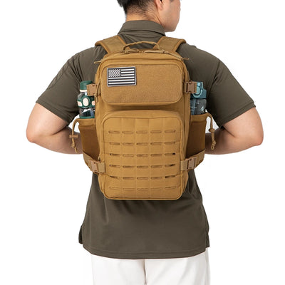 Tactical MOLLE Backpack for Outdoor EDC Hiking