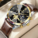Chronograph Watch for Everyday Precision and Style - Gold Gold Black