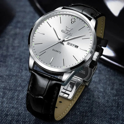 Watch Craft Week Calendar Quartz with Leather Strap - WO2MEN