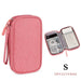 Pocket Tech Organizer Case for Cables and Chargers Pro - Pink S
