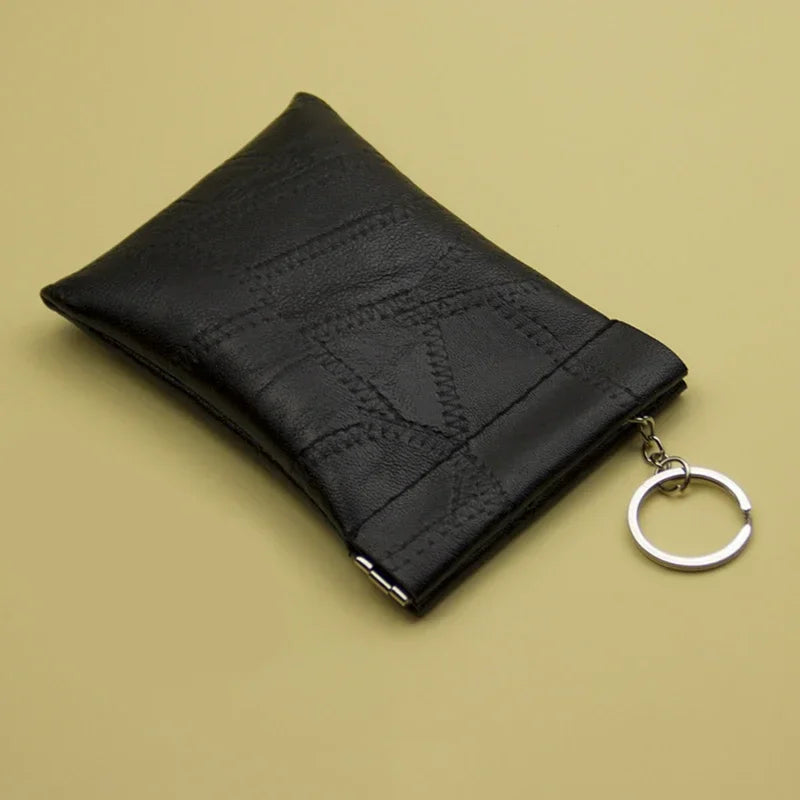 Key Wallet with Key Ring Pillow Shape for Everyday