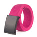 Tactical Outdoor Belt for Men Adjustable Waistband - Rose Red