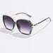 Fashion Square Sunglasses Gradient UV400 Rectangle - Clear Grey