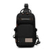 Chest Bag Crossbody With Multiple Pockets for Travel - Black