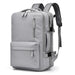 Expandable Cabin Backpack for Travel and Laptop Gear - Grey