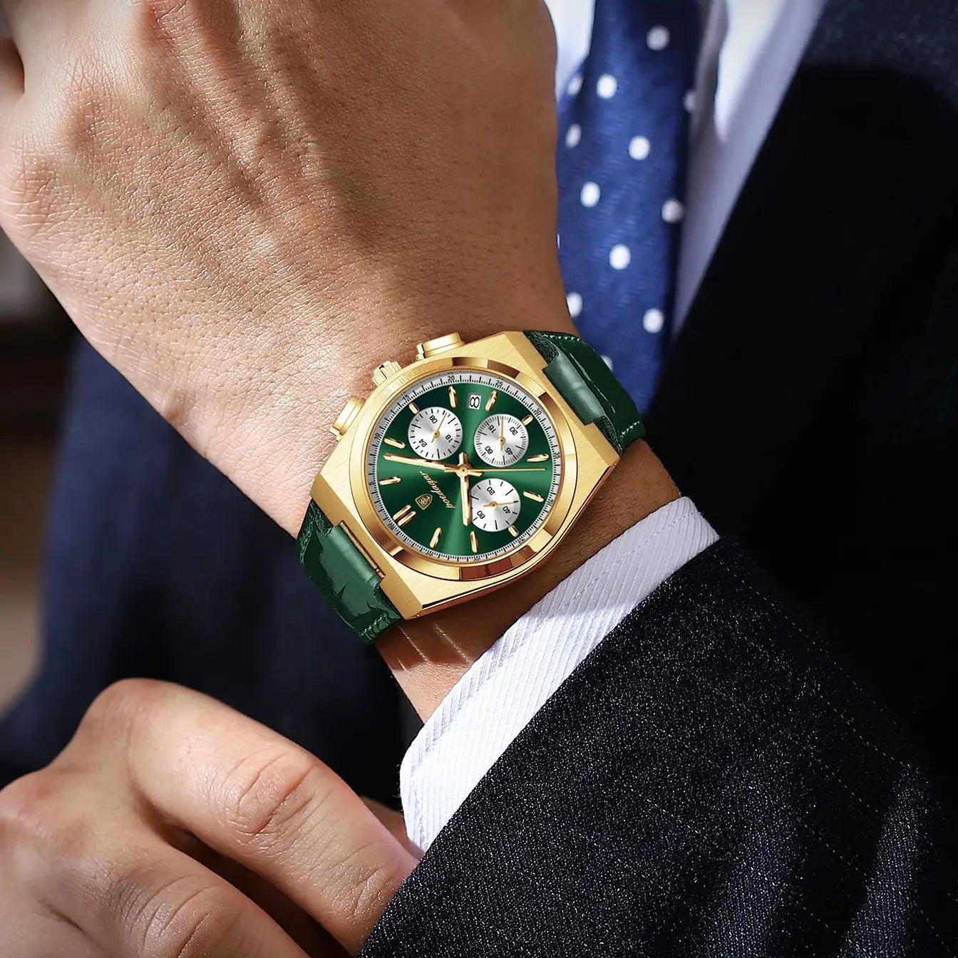 Refined Chronograph Timepiece for Formal Everyday Wear