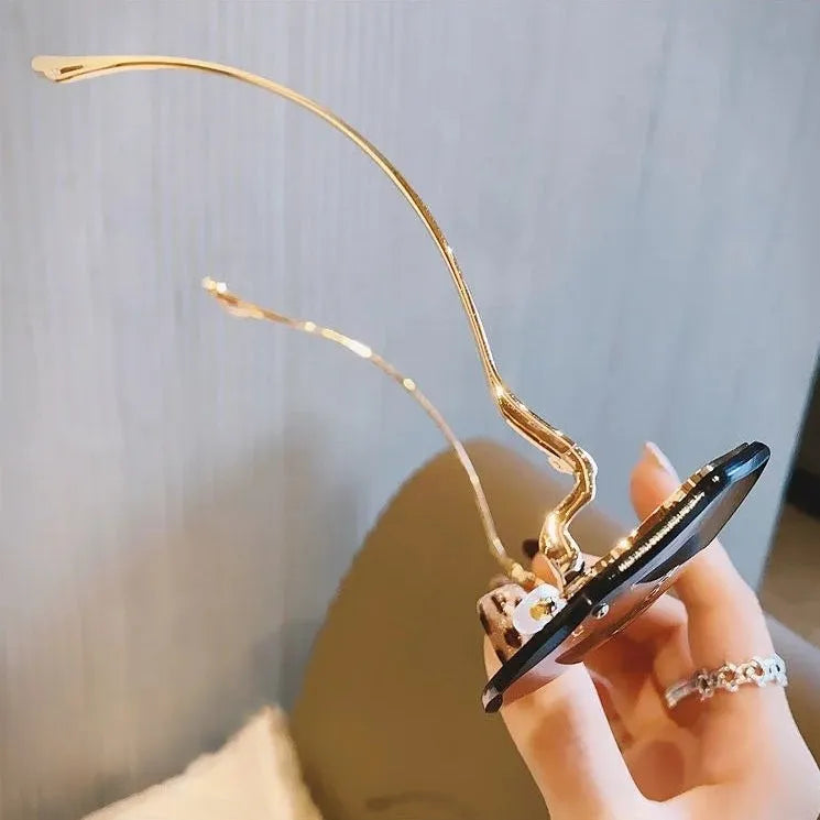 Sunglasses Polygon Frame with Curved Edges for City - WO2MEN