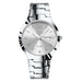 Women's Wristwatch with Luminous Dial Date Display - Silver White