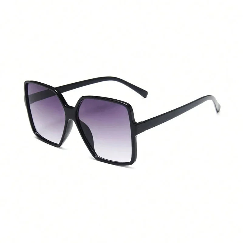 Oversize Square Sunglasses Gradient UV400 Lens