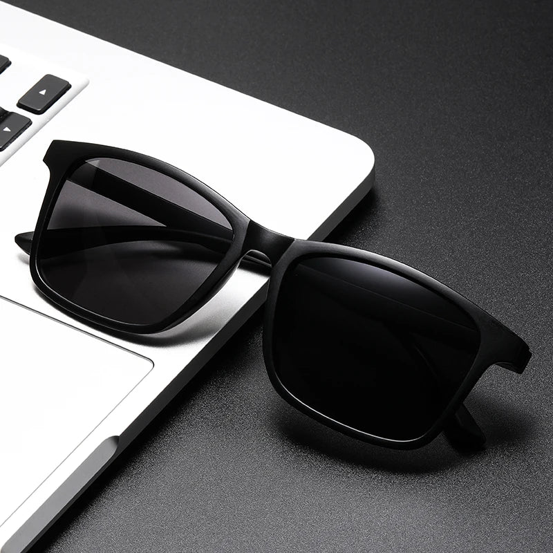 Polarized Sunglasses Square Frame Ultra Light