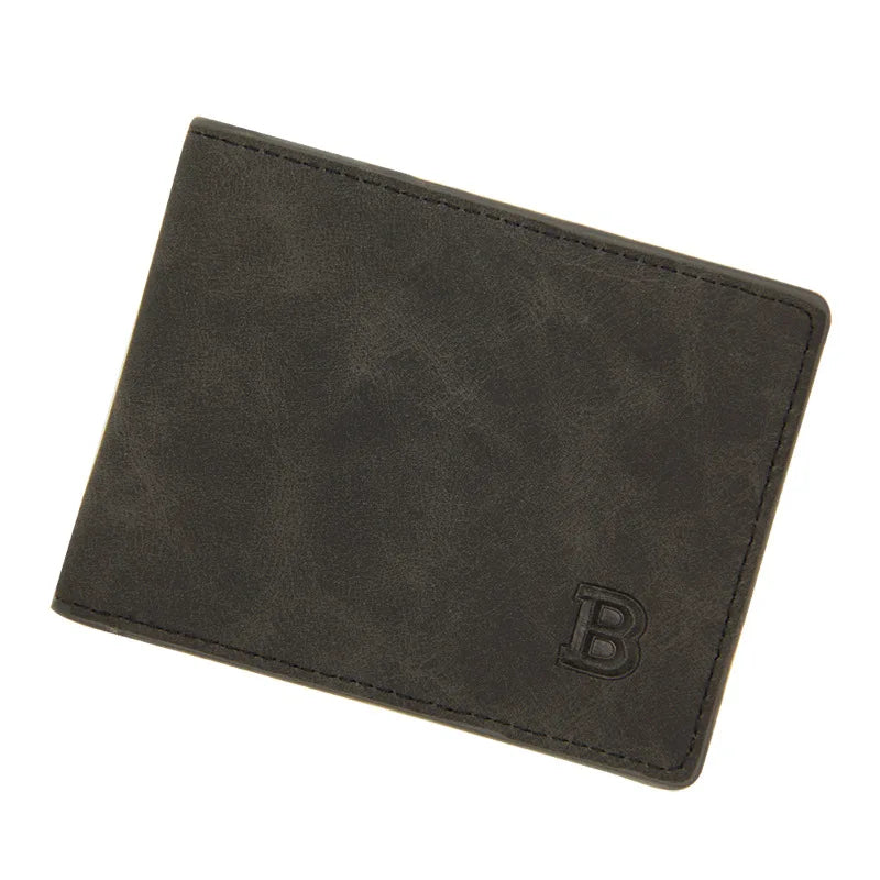 Mini Wallet Card Holder with Zipper Closure Premium - Black