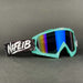 Motocross Goggle UV Protection Windproof Tinted Lens - Cyan Blue