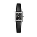 Elegant Rectangular Watch for Everyday Wear Accessory - Silver Black