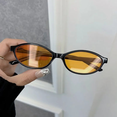 Deluxe Cat Eye Sunglasses with Mirror Lenses Premium