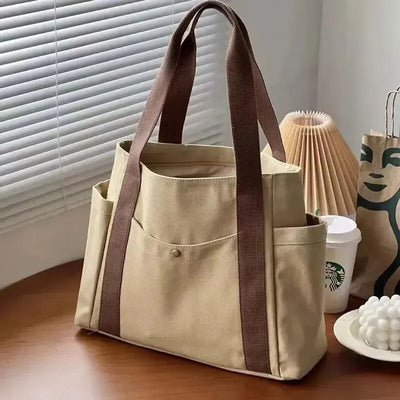 Casual Carryall Tote for Work, Study and Travel Daily