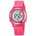 Digital Wristwatch with LED Display Shock Resistant - Rose Red