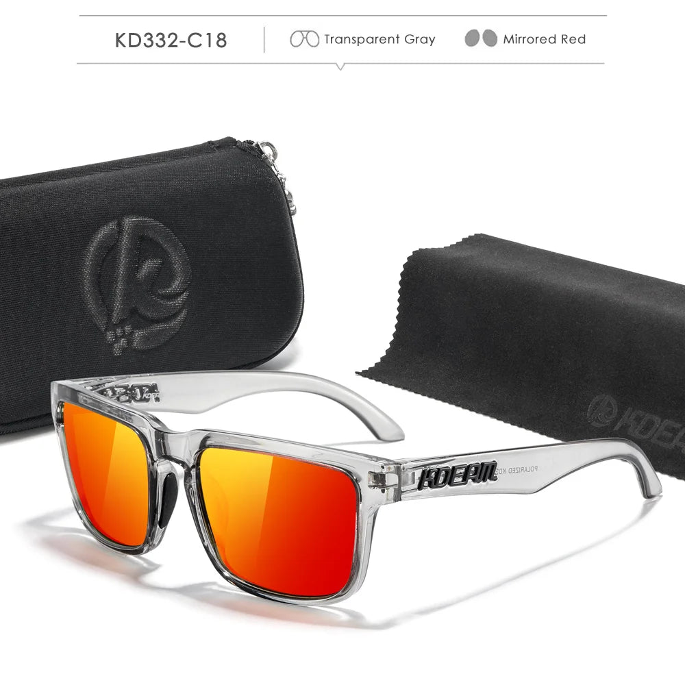 Sunglasses Square Frame Polarized UV400 Outdoor