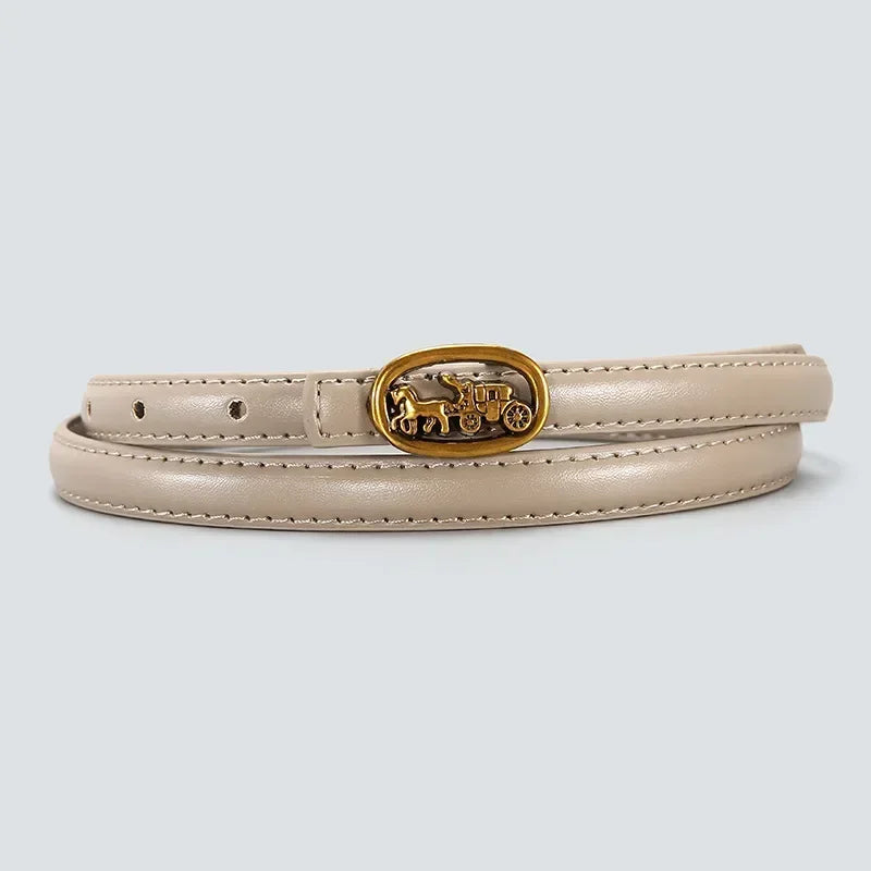Belt Geometric Buckle for Trousers and Dresses