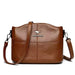 Shoulder Bag with Flap Crossbody for Everyday Use - Brown