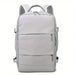 Shoe Storage Multilayer Travel Backpack for Journeys - Grey