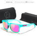 Sunglasses Square Frame Polarized UV400 Outdoor - Mirrored Magenta