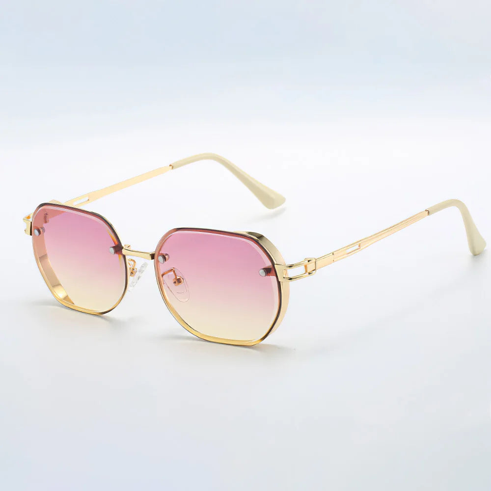 Sunglasses Square Frame with Gradient Lenses Elegance - WO2MEN