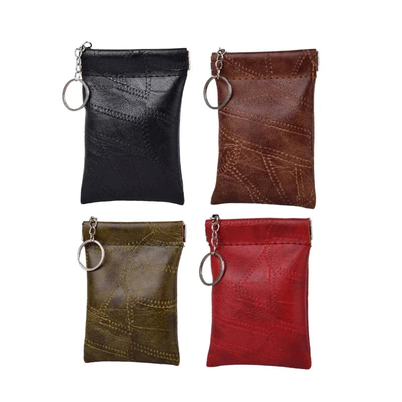 Key Wallet with Key Ring Pillow Shape for Everyday